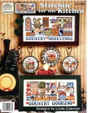 oop cross stitch Jeremiah Junction Chart Stitchin' for The Kitchen JL126