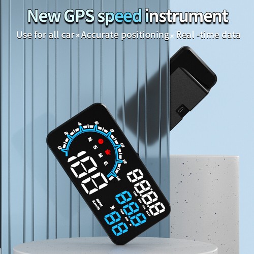 Car Digital Speedometer Head Up Display GPS HUD Odometer Overspeed Warning G11WB - Picture 3 of 12