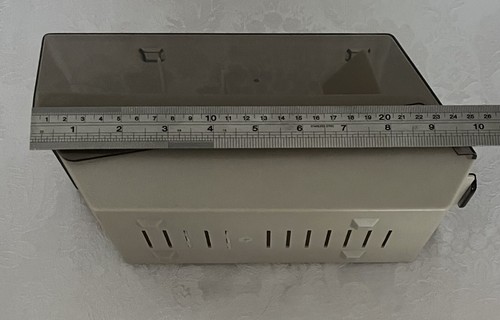 VINTAGE 3,5" UCHWYT NA DYSKIETKĘ Plastikowy POJEMNIK DO PRZECHOWYWANIA • 3 przegrody - Zdjęcie 5 z 8