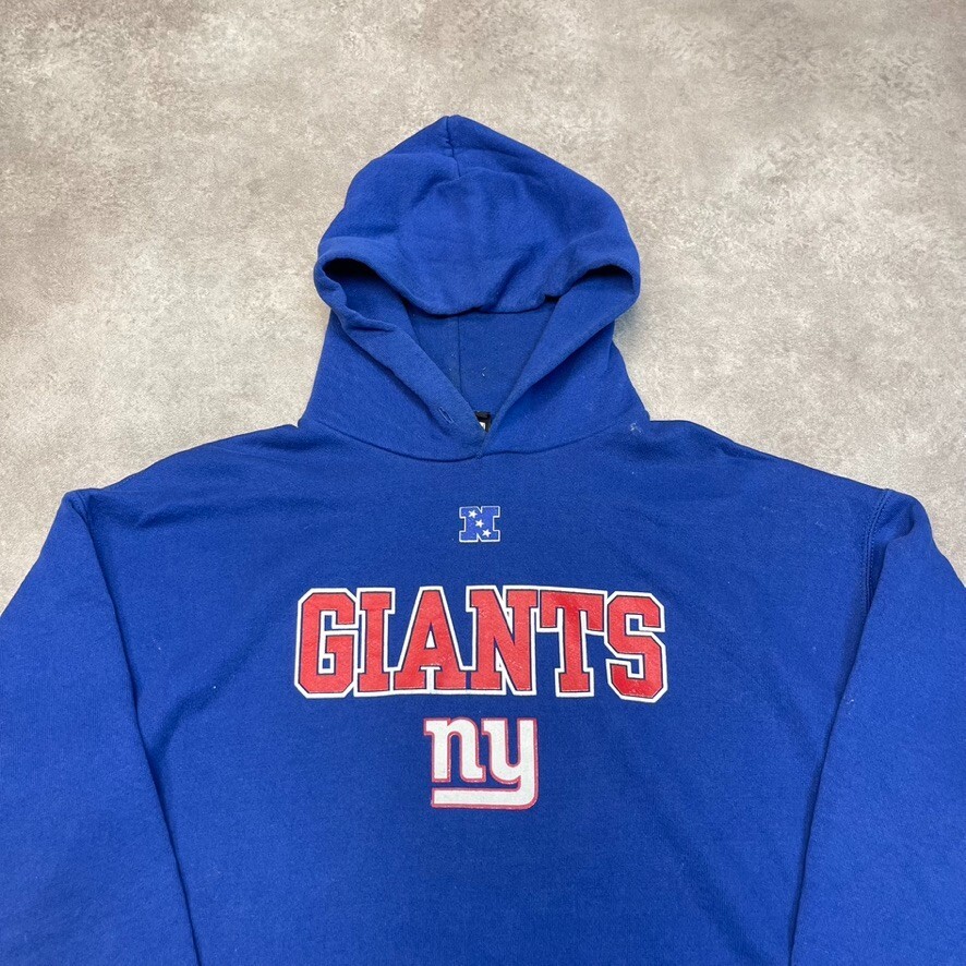 NFL New York Giants Hoodie Mens Y2K Sports Pull Over Sweatshirt, Blue Large image 2