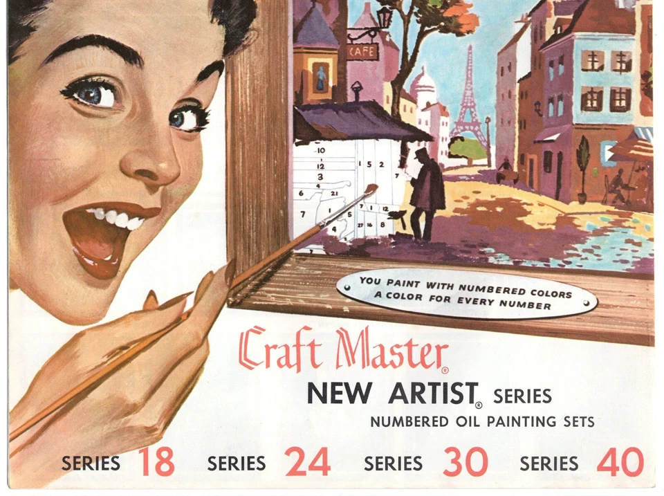 Vintage Catalog: CRAFT MASTER "New Artist Series" Numbered Oil  Painting Sets | eBay