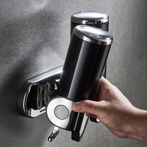 Hand-pressed Shampoo Dispenser Easy Install Hangable Liquid Soaps Container - Picture 10 of 18