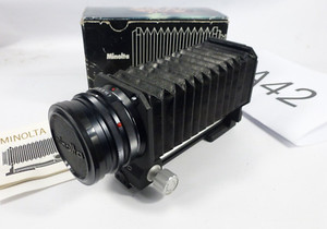 Minolta AUTO Bellows Rokkor 100mm F/4 with Bellows III refm
