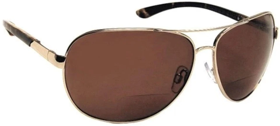 Platinum Edge Malibu Polarizado Policarbonato Bifocal Aviador Lectores de Sol Unisex Foto 4 de 4