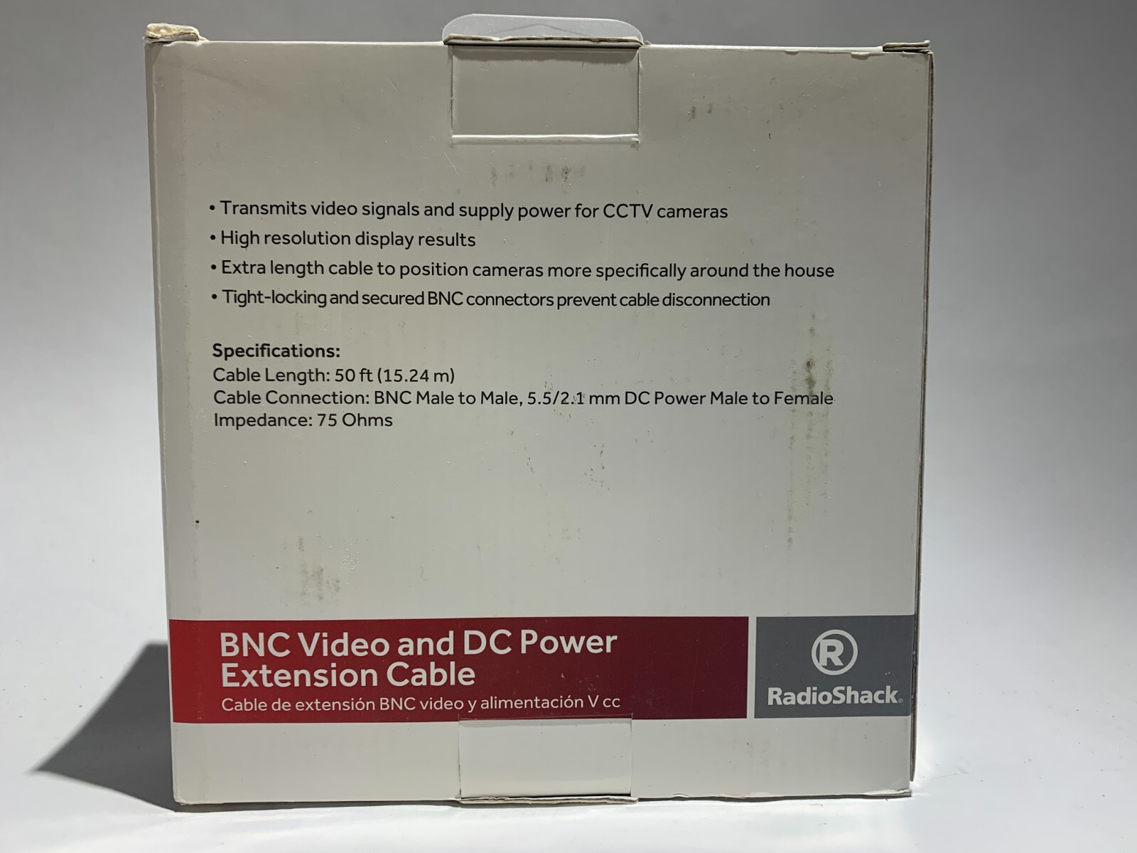 50-Foot BNC and Power Cable for Security Video System CCTV Cameras Cabling NEW