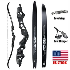 62" Archery ILF Recurve Bow 25-60lbs for Adult Hunting & Competition Athletic