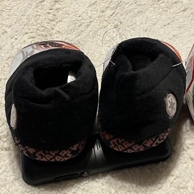NEW Disney Star Wars SLIPPERS Size Small (7-8) Childrens Kids