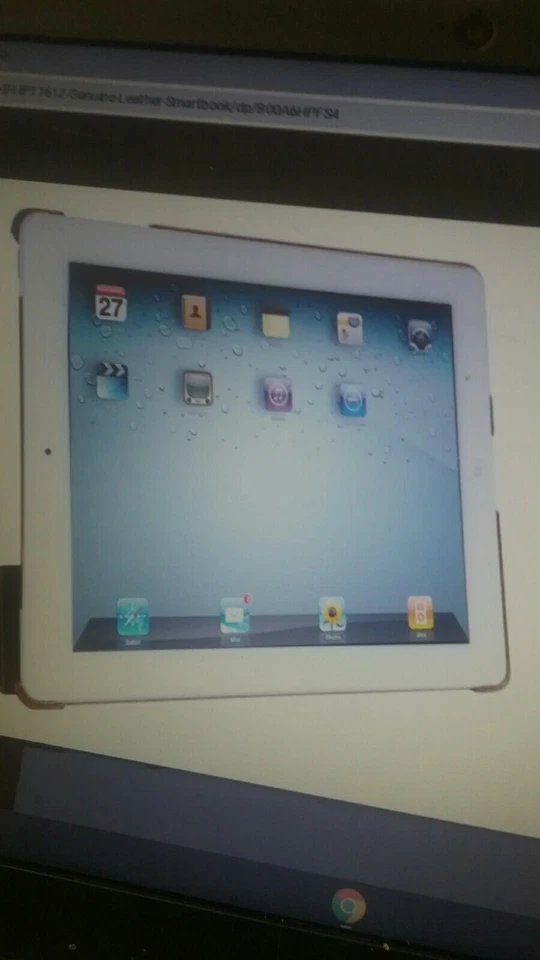 Libro inteligente de cuero genuino serie iHome para iPad 2 y almohadilla nueva regular $49,99/ Foto 4 de 4