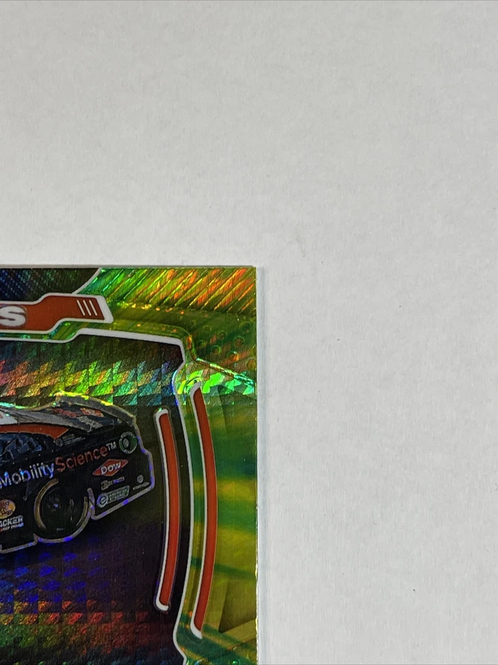2021 Panini Prizm Racing Austin Dillon Wheels Green Prizm #70 Nascar Car # 3 - Image 4 of 4