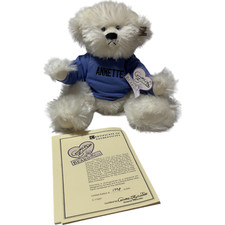 Annette Funicello Bear Annette Bear with COA Blue Sweater 1778/2500 12"