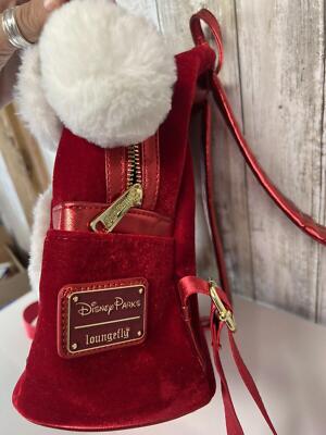 Disney Parks Loungefly Mickey Mouse Santa Claus Mini  display picture 3