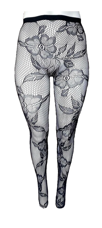 Pantimedias Killer Legs talla grande red flores en flor reina 101Q Foto 4 de 4