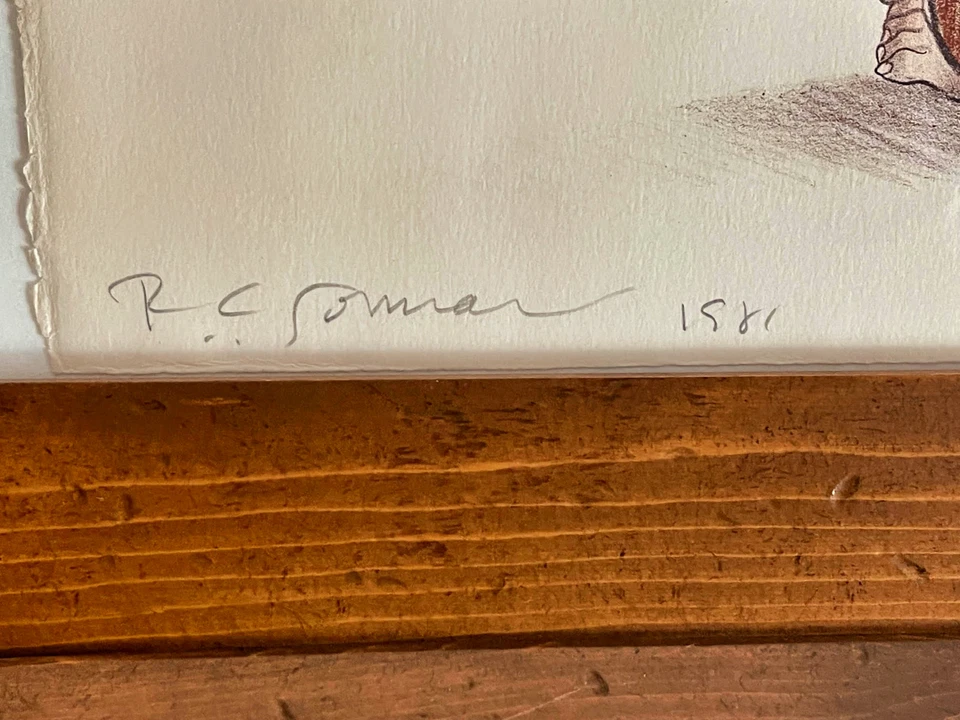 Limited Edition R.C. Gorman Signed & Numbered Lithograph “Ei-Bah” (#88/150)  - Image 2 of 4