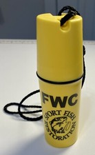 FWC Sport Fish Restoration Yellow Waterproof Container