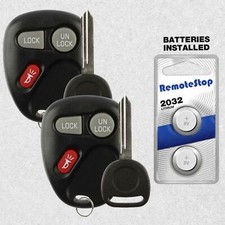 2 For 2001 2002 Chevrolet Silverado Suburban 1500 2500 3500 Car Remote Key Fob