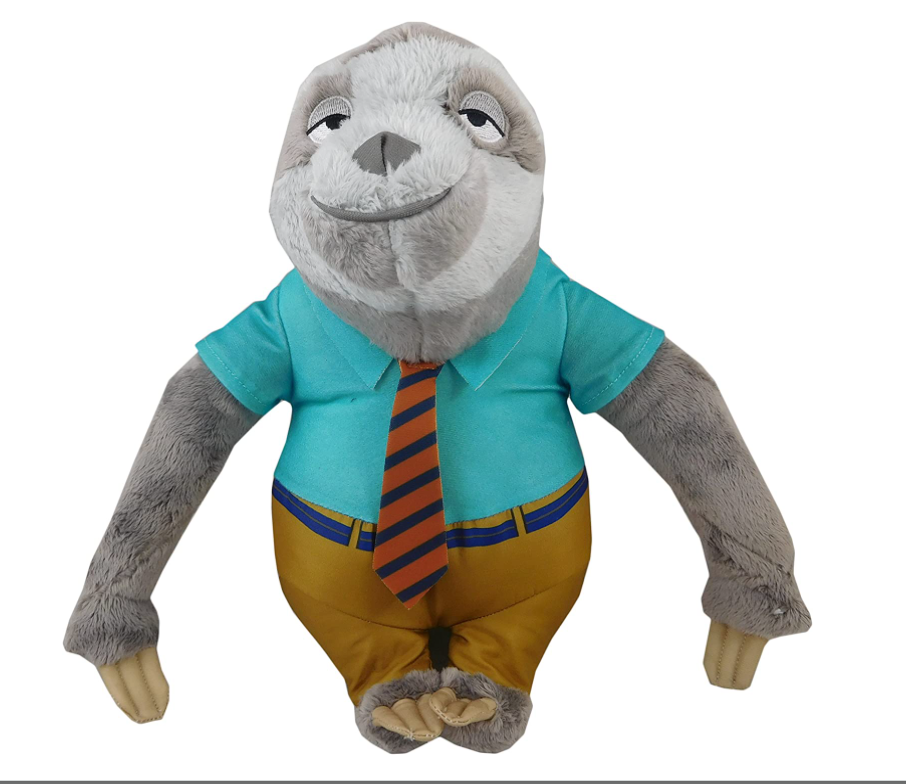 Disney Flash The Sloth Zootopia Zootropolis Soft Toy Plush 2017