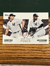 2023 Series 1 One Two Punch #12P-8 Gerrit Cole Severino - New York Yankees