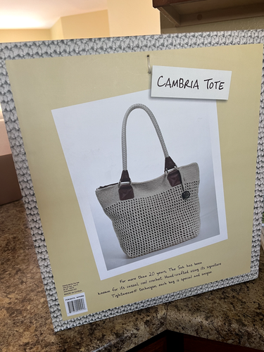 The Sak Cambria Crochet Hobo Bag Beige Brown Shoulder Bag Large Zipper Boho Tote - Picture 3 of 5