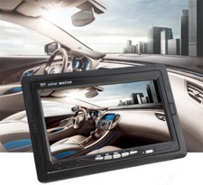 7" TFT LCD Color 2-CH DVD VCR Car Rear View Backup Headrest Monitor 1024 600