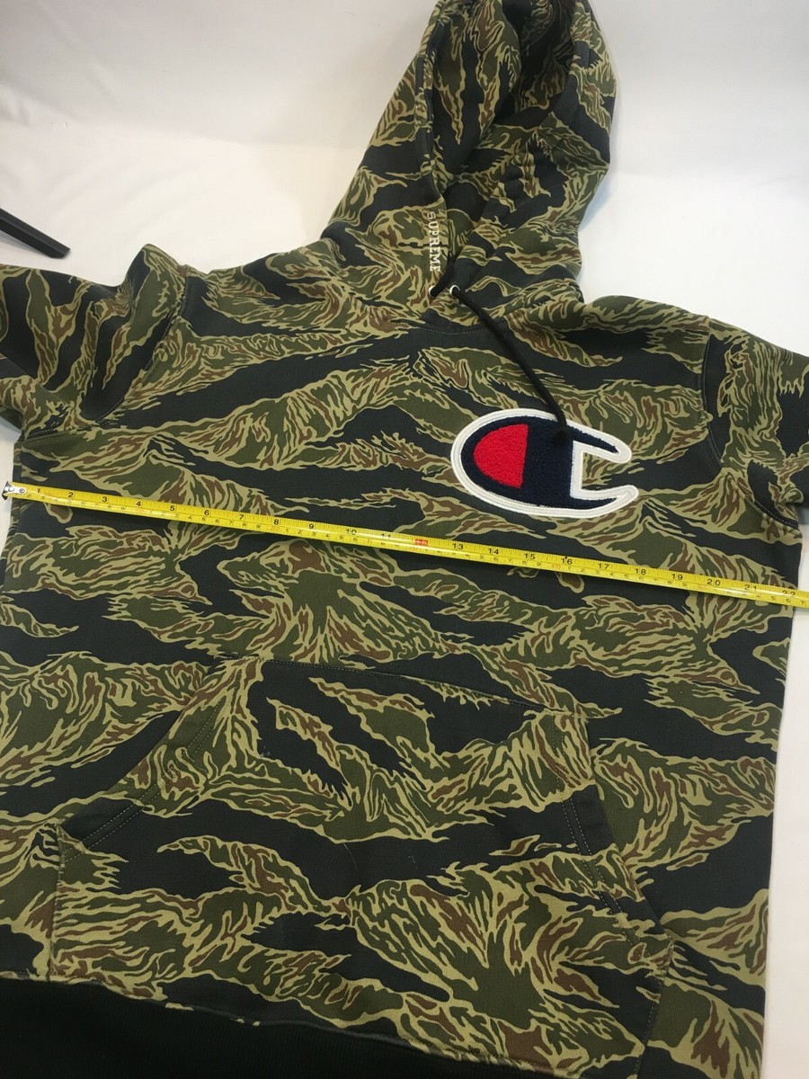 Supreme x Champion FW15 hoodie SMALL Camo EUC | eBay