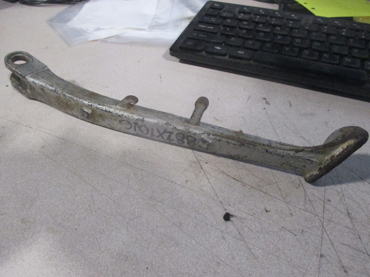 Silver Side Stand Fits: Kawasaki 1988-1990 ZX1000 Ninja ZX