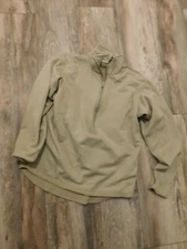 US MILITARY G III SAND MID WEIGHT COLD WEATHER SHIRT SIZE SMALL - SHORT