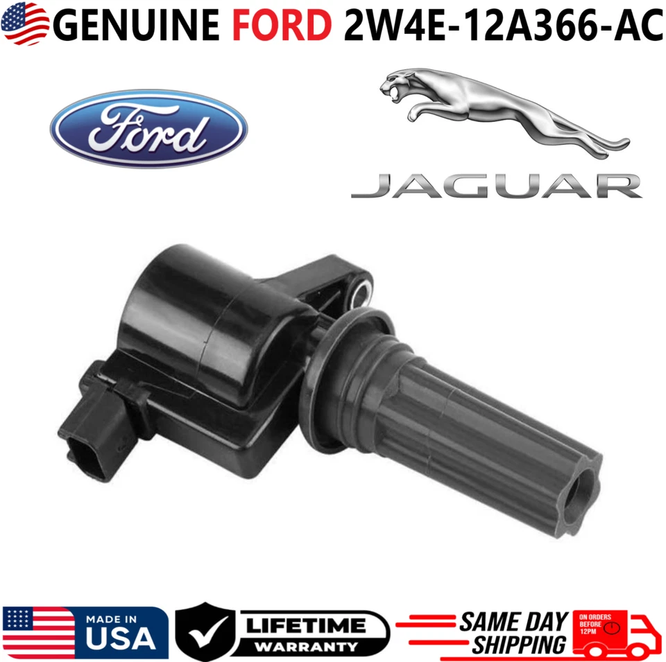 Bobinas de encendido GENUINAS para Jaguar S-Type 2000-2005 y Lincoln LS, 2W4E-12A366-AC Foto 2 de 4