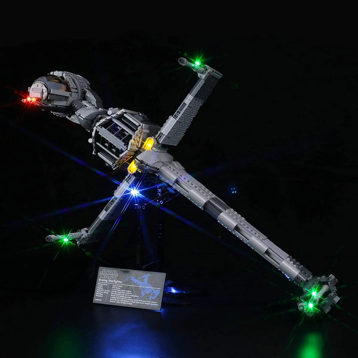 LGK390 LIGHTAILING Led Kit Light Set For B Wing Fighter 10227 NEW