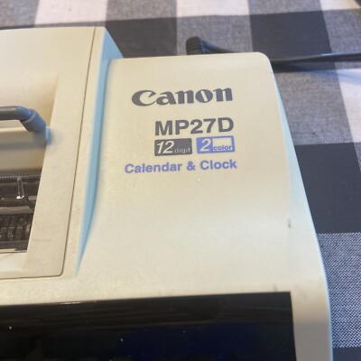 Calculatrice Vintage CANON MP1210-D - Machine à Calculer électronique - Fonctionne - Boîte D'origine