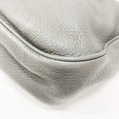 BOTTEGA VENETA Intrecciato Detail Grey Leather Shoulder Bag - Picture 10 of 16