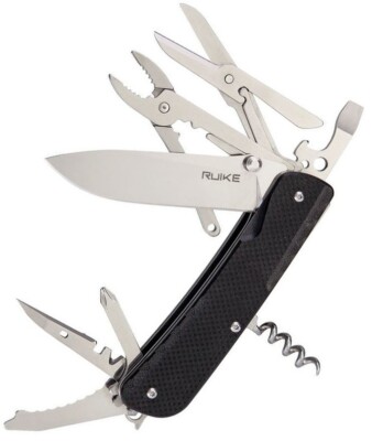 RUIKE LD41 Multifunction Pocket Knife 3.5'' Sandvik 12C27 Steel Blade G10 Handle