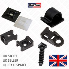 Cable Ties Bases Self Adhesive Cable Clips, Screw Mount, Eyelet, Masonry Mount