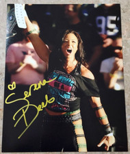 Serena Deeb SIGNED Photo Edit Wrestling Autograph 8x10 - WWE WWF AEW ROH