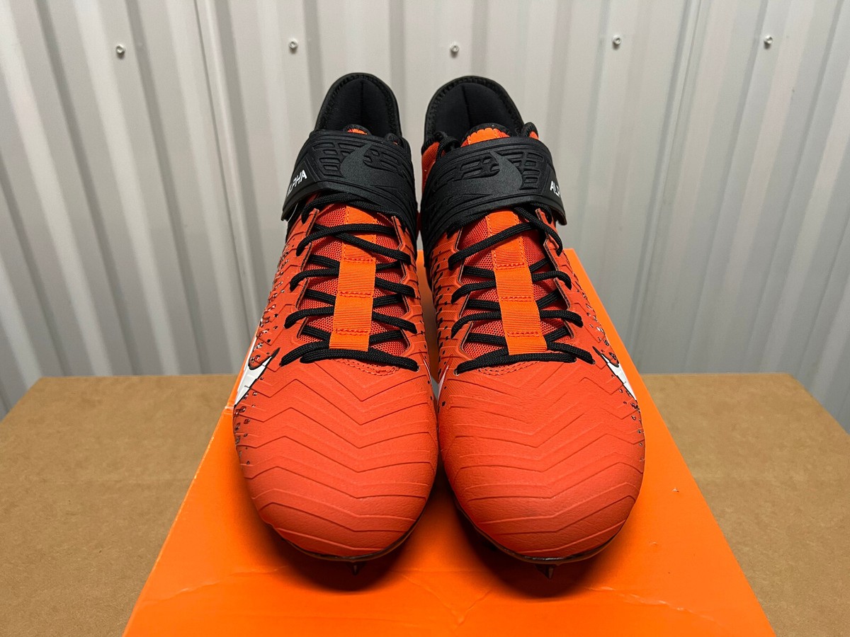 All Sizes - Nike Alpha Menace Pro 2 Mid Orange Black Football