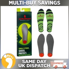 Image of Sorbothane Single Strike Insoles Thin Gel Shock Absorbing Running Shoe Inserts