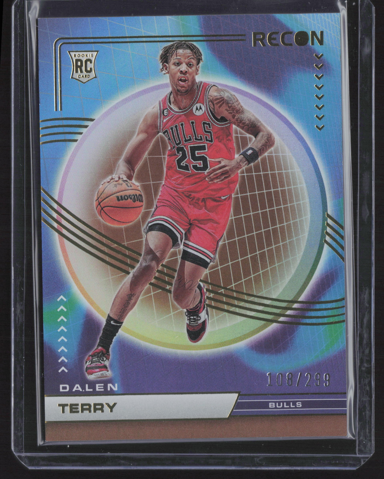 2022-23 Panini Recon Dalen Terry Holo Bronze 108/299 Rookie Card RC #245