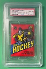 1981 TOPPS HOCKEY WAX PACK PSA 8 NM-MT SEALED UNOPENED WAYNE GRETZKY LDR BACK