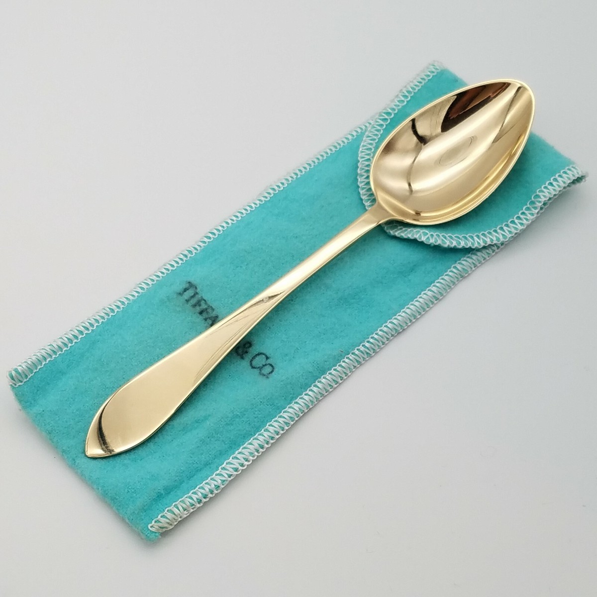 Tiffany & Co. 金メッキスプーン Rare Tiffany & Co. 14K Yellow Gold 