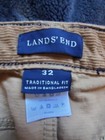 Lands' End Men's Straight Leg Traditional 5 Pocket Corduroy Pants Size 32 — photo 5