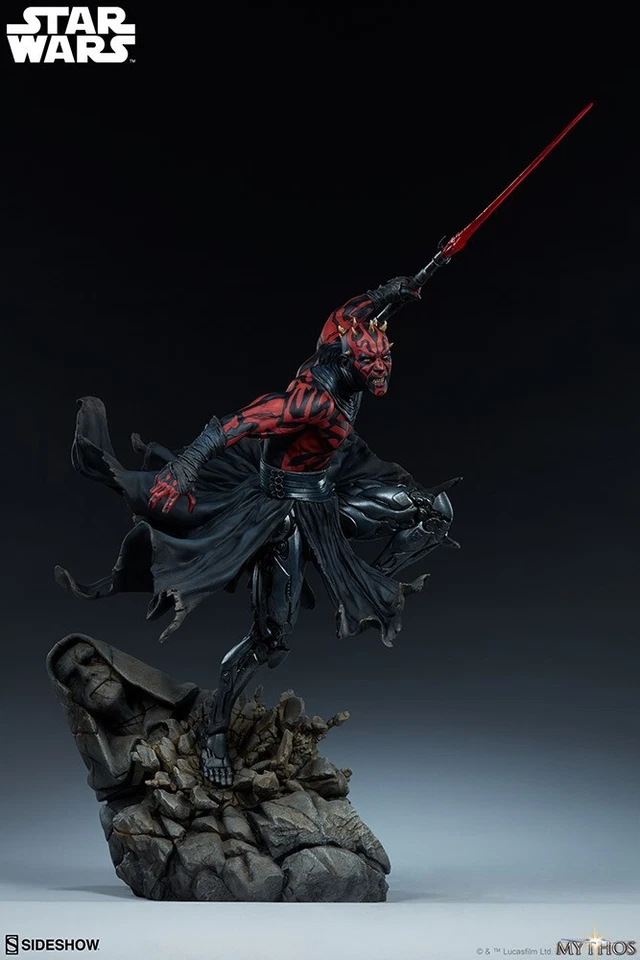 Sideshow Star Wars The Phantom Menace Darth Maul Mythos Statue - Image 2 of 4