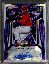 2023 Leaf Metal Autographs Crystal Purple #BAWU1 Walbert Urena Auto /6 