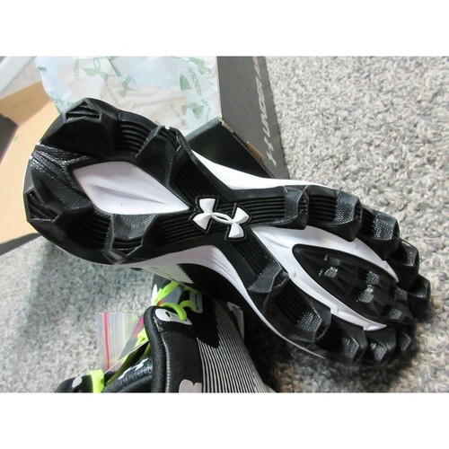 Under Armour Hammer Mid Rm Jr Football Shoes ( 1289783-011) Size 12K - Picture 8 of 10