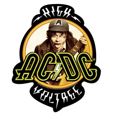 AC/DC Aufkleber High Voltage Sticker Hardrock Metal Heavy Angus ca. 12x10 cm