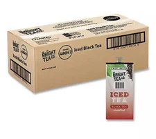 Lavazza 48047 The Bright Tea Co. Unsweetened Iced Black Tea Freshpack 100 Count