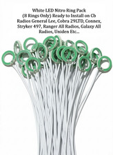 8x CB Radio White LED Light Nitro General Lee Cobra 29LTD Ranger Connex Stryker