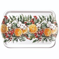 Tablett, Tray Winter Oranges 13X21Cm Ambiente