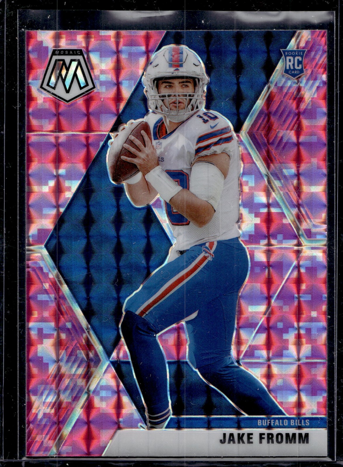 2020 Panini Mosaic Jake Fromm #242 Prizm Genesis Rookie RC