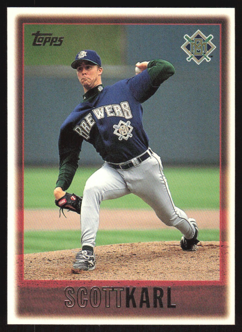 1997 Topps Scott Karl #58 Milwaukee Brewers