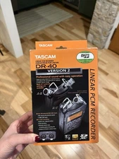 Tascam DR-40 Linear PCM Digital Recorder (Version 2) - Open Box, Unused
