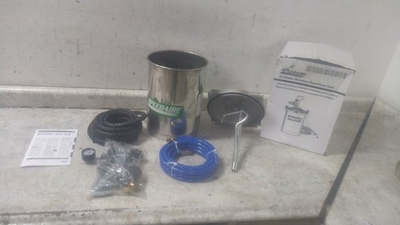 #ad Speedaire 6Z899 2.5 Gal Capacity 50 Max PSI Stainless Steel Paint Tank $299.99